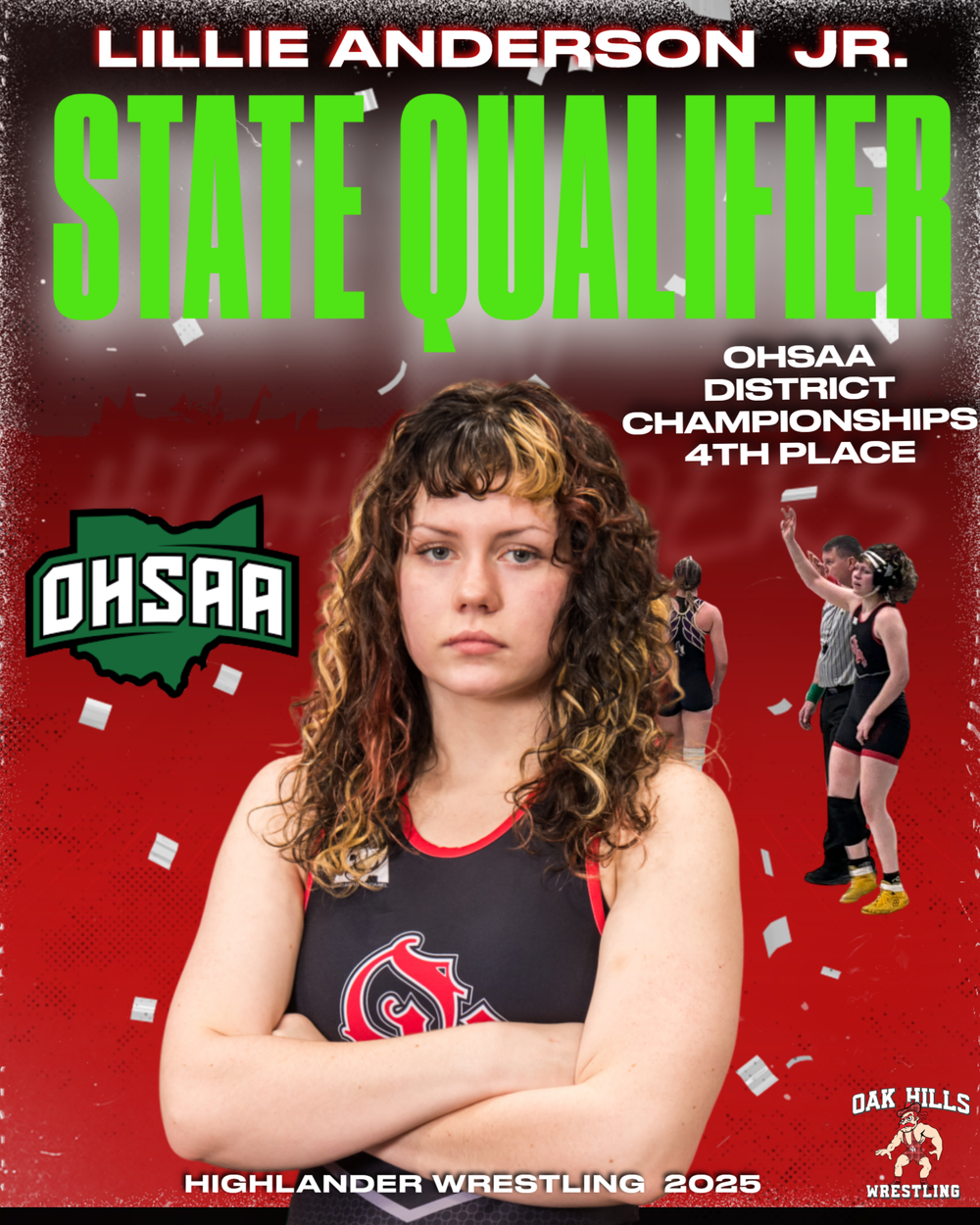Girls Wrestling State Qualifier